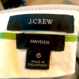 J crew Hayden linen pants- cropped